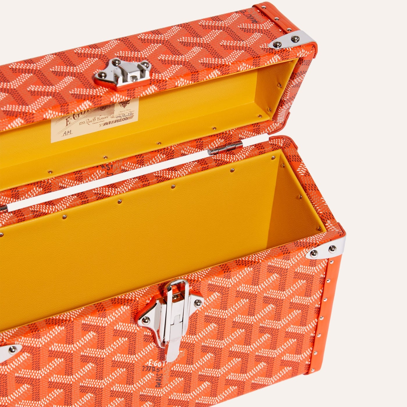 Goyard Cassette Trunk Bag Orange - Image 5